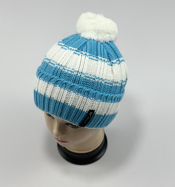 Шапка ГТМ Тенор (белый/голубой)